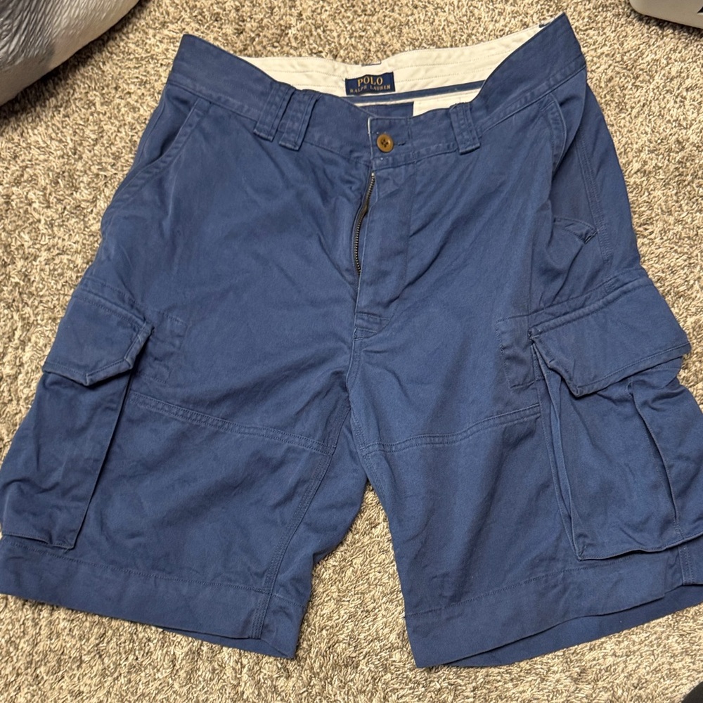 Polo by Ralph Lauren Men's Navy Cargo Shorts